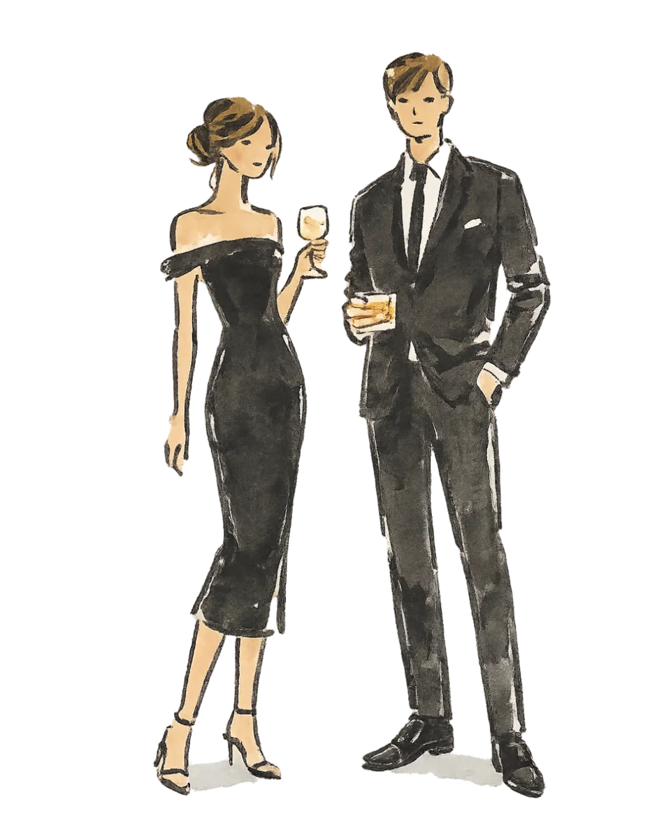 Formal English Dinner attire