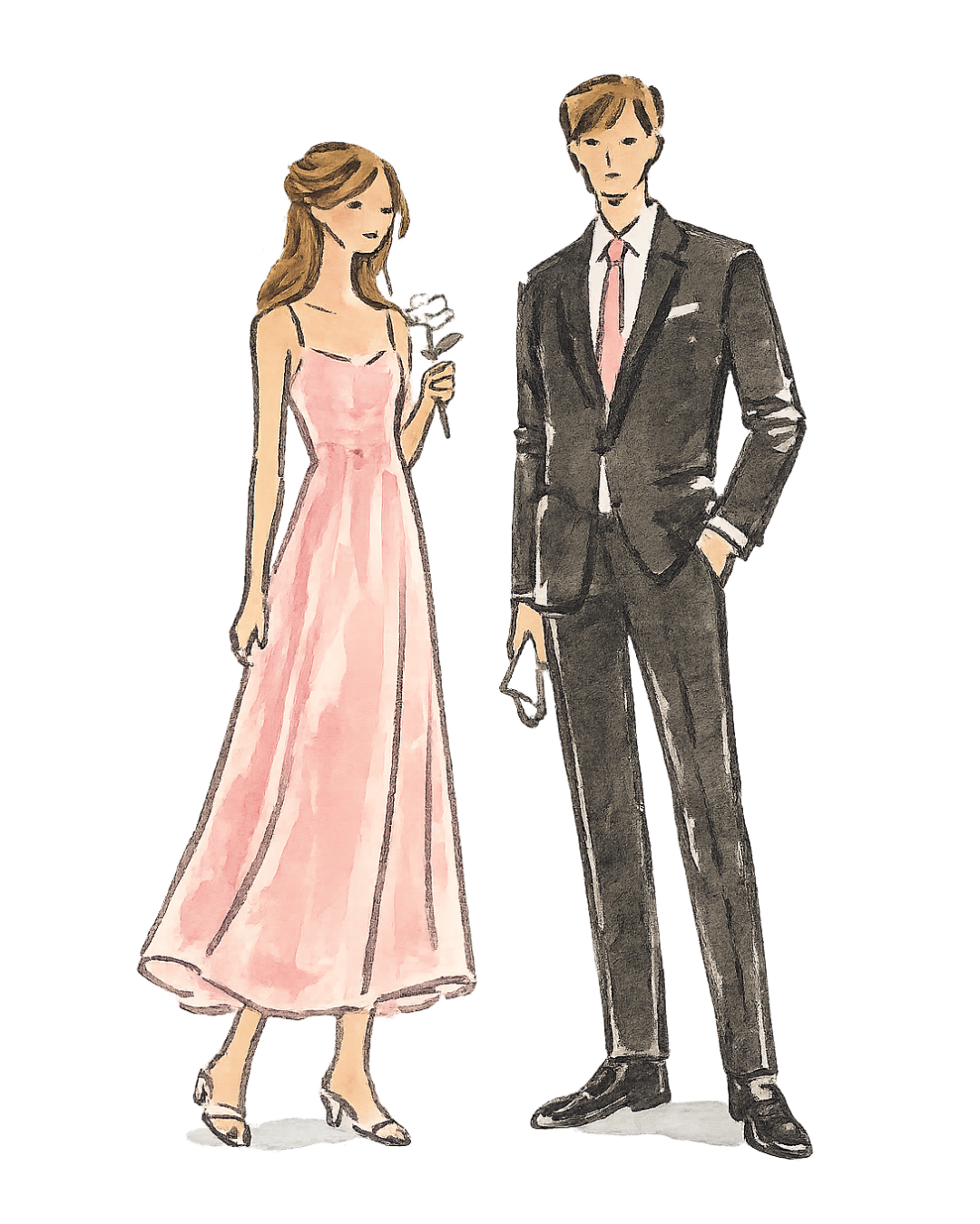 Wedding Ceremony outfit illustration