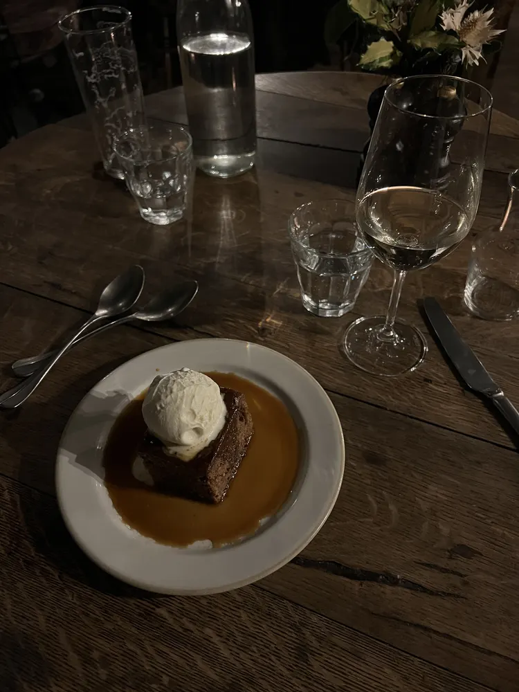 Sticky Toffee Pudding at the Village Pub